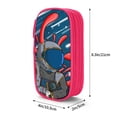 thumbnail image 4 of XMXY Space Astronaut Earth Large Capacity Pencil Case, Portable Pencil Bags with Compartments Zipper Pink, 4 of 7
