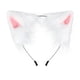 thumbnail image 4 of Faux Fur Long Tail Plush Anime Kids Adult Fox Ears Hair Hoop para Navidad Fancy blanco Colcomx Traje de juego de cosplay, 4 of 4