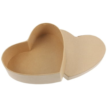 Hemoton Heart Shape Gift Storage Box Bouquet Wrapping Box Flower Arrangement Box