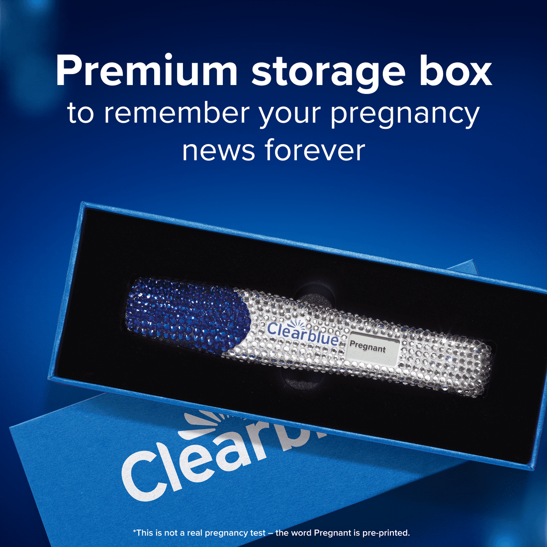 Clearblue Bedazzled Pregnancy Announcement Keepsake Stick 1 count