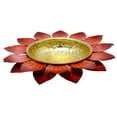 thumbnail image 3 of Statuestudio Brass Urli Bowl - Decorative Lotus Design - Home Decor Showpieces - Orange (14.5 × 14.5 × 3 Inches ), 3 of 6