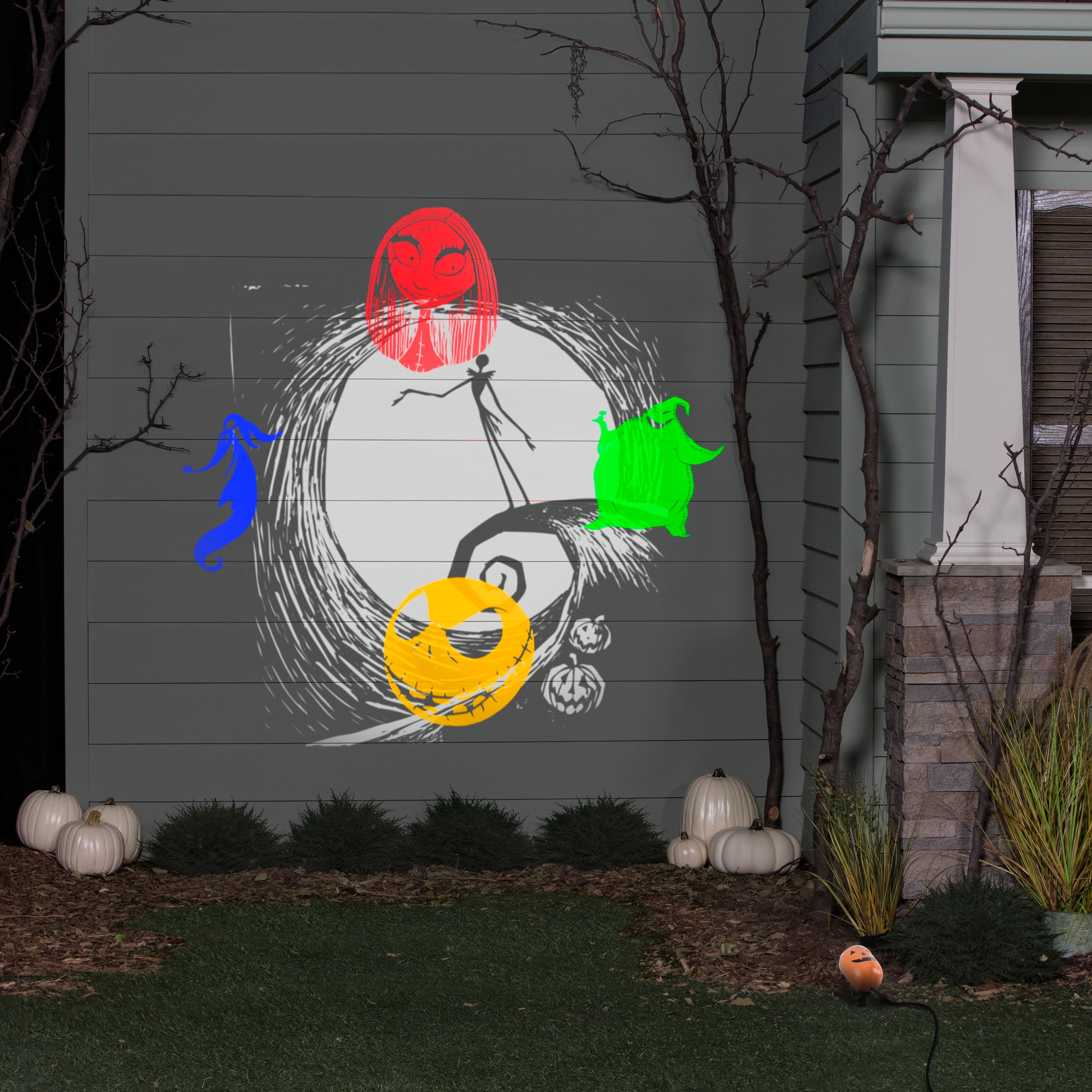 Disney Nightmare before Christmas Lightshow Projection Plus Whirl a Motion Static Holiday Projector Light