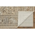 thumbnail image 4 of Feizy Celene Traditional Medallion, Tan/Brown/Ivory, 3'9" x 5'7" Accent Rug Sheen Vintage Bordered Floor Rug for Living room Bedroom, 4 of 8