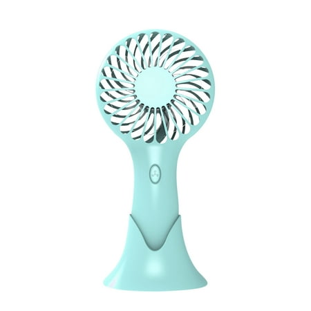 

DYTTDO 2023 Small Fans Portable Cartoon Usb Charging Mini Desktop Fan Creative New Handheld Fan With Base Electric Household Personal Fan Fan for Travel Outdoor on Clearance