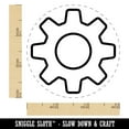 thumbnail image 2 of Gear Outline Rubber Stamp for Scrapbooking Crafting Stamping - Small 3/4 Inch, 2 of 7