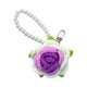 thumbnail image 3 of Llavero con forma de rosa, elegante y creativo, ideal para bolso, mochila y familia. Púrpura degradado, 3 of 9