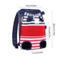 thumbnail image 3 of Fesfesfes Dog Carrier Backpack,Pet Front Carrier Backpack Legs Out Dog Chest Carrier for Small Medium Dogs,Hands-Free Cats Backpack Carrier Dog Travel Backpack, 3 of 6