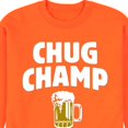 thumbnail image 3 of Instant Message - Chug Champ - Beer - Men's Crew Neck Fleece Pullover, 3 of 7