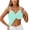 Mint Green, variant on Camisole Tops with Built-in Bra for Women Sleeveless Spaghetti Straps V Neck Twist Front with Slim Fit Casual Summer High Elastic Cami Shirts