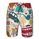 thumbnail image 3 of Fotbe London Symbols Trajes de Baño Estampados para Hombre, Shorts de Verano de Secado Rápido, Ropa de Playa, Bañadores-Small, 3 of 6