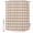 Brown, variant on Orange Checks Shower Curtain for Bathroom, White Gingham Plaid Abstract Modern Summer Waterproof Cloth Fabric Bathroom Accessories Set with 12 Rust Proof Plastic Hooks, 72"x72"