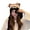Black, variant on Women Winter Knit Hat Warm Wool Beanie for Outdoor Holiday Soft Stretchy Slouchy Skull Cap with Fleece Lining Multi Colors Optional