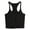Black - 001, variant on Aeropostale Womens Trimmed V-Neck Cami Tank Top, Black, Juniors, Large