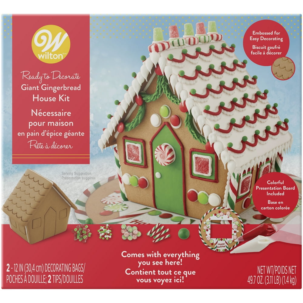 Wilton Ready to Decorate Big, Bright and Giant Gingerbread House