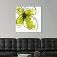 thumbnail image 3 of Great Big Canvas "Green Liquid Floral Four"  by Jan Weiss Yellow White   Wrapped Canvas Print Wall Artwork, 3 of 7