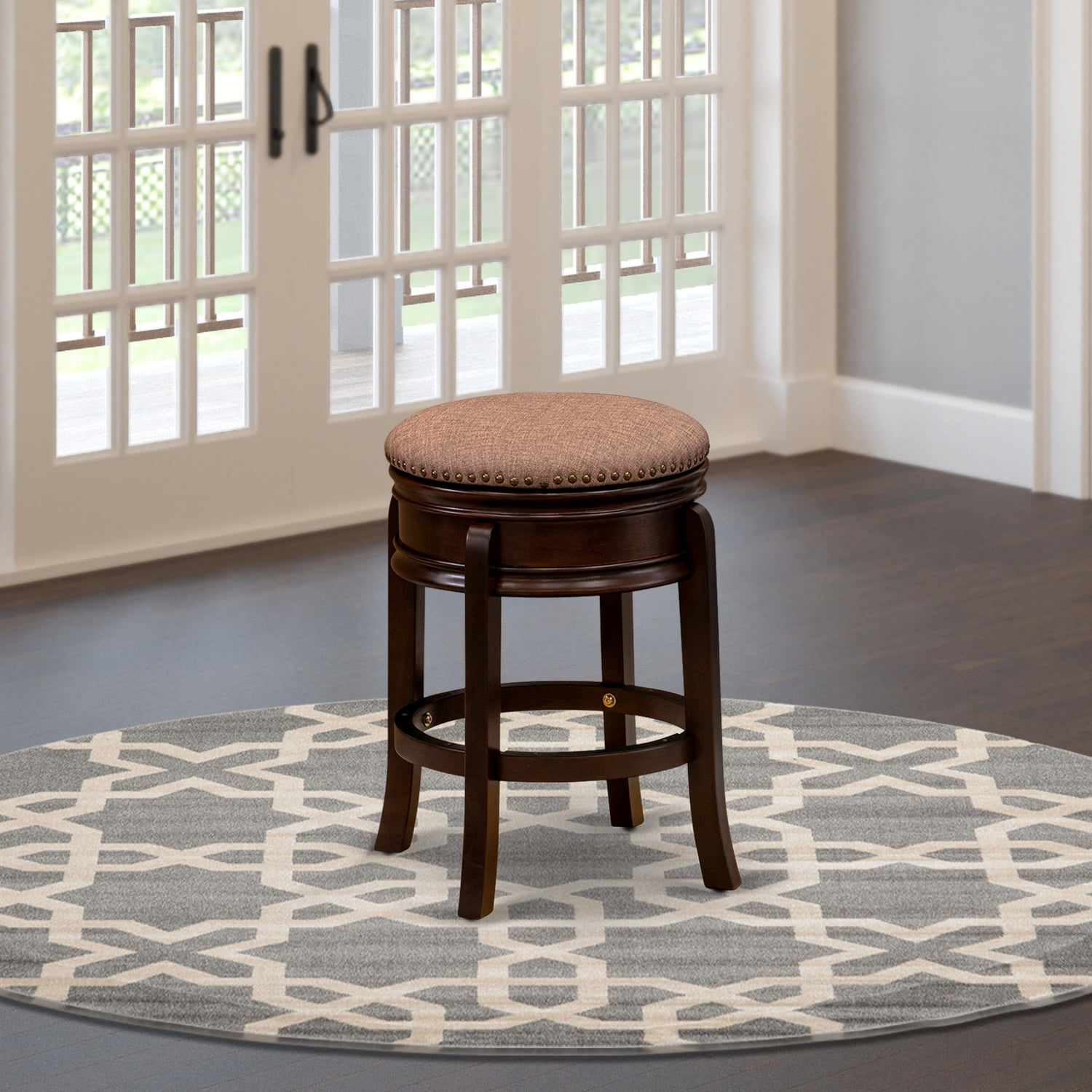 East West Furniture AMS024303 Amazing Counter Bar Stool Small Wooden