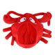 thumbnail image 2 of Novelty Party Hat Headgear For Adults And Children Creative Props In Red Soft Plush Comfortable Material 1Pc, 2 of 3