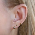 thumbnail image 3 of Plain Triple Marquise Flat Back Piercing Earring, 3 of 8