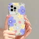 thumbnail image 3 of Funda de teléfono con flores para iPhone 13, fundas para iPhone 15, 16 Pro Max, 11, 14, 13, 12 XR, X, XS, 7, 8 Plus, SE 2022, 2020, carcasa de silicona suave, 3 of 5