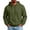 Army Green men plus size hooded sweatshirts a1, variant on thefmos Men Plus Size Hooded Sweatshirts Fall Winter Casual Solid Pullover Tops Loose Fit Sport Activewear Layered Outfits, Green 3XL