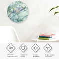 thumbnail image 4 of reloj de pared moderno Reloj de pared grande moderno decorativo de mármol veteado que no hace tictac Reloj colgante silencioso para , dormitorio, salón - Fanmusic reloj de pared moderno, 4 of 7