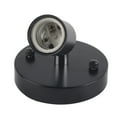 thumbnail image 2 of E27 Black Modern Vintage Ceiling Light Wall Mounted Lamp Bulb Holder Socket 180° Turn to Rotating, 2 of 9