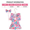 thumbnail image 2 of Vestidos de perro para perros pequeños Cachorro Niña Ropa con anillo de correa y lazo para perro Lazos para el pelo Vestido de perro Tutú para mascotas Vestidos de princesa Faldas Ropa de verano para, 2 of 5