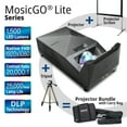 thumbnail image 2 of EliteProjector MosicGO Lite Series Ultra-Short Throw DLP Projector Upgrade to 75" Indoor/Outdoor Movie Screen,Home Cinema Movies, Video Games, Camping Backyard Movie, 2 of 7