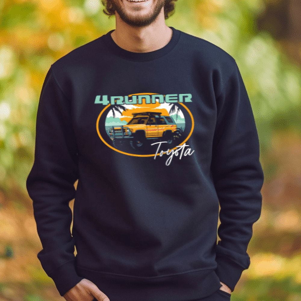 Toyota 4Runner Beach Lifestyle Retro Long Sleeve Tee