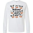 thumbnail image 3 of Inktastic Welcome to the Herd with Cute Black and White Holstein Cows Long Sleeve T-Shirt, 3 of 5