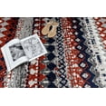thumbnail image 3 of Furnish My Place Indoor Distressed Bohemian Rug with Jute Backing - 3 ft. 6 in. x 5 ft. 6 in., Light Grey, Distressed, Area Rug for Living Room, Bedroom, Hallway, 3 of 6