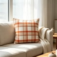 thumbnail image 6 of Fall Plaid Throw Pillow with Insert, Double-Sided Tartan Cushion for Sofa, Couch or Bed, 6 of 6