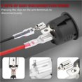 thumbnail image 3 of 5Pcs Car 20mm Mini Round Rocker Switch ON Off 12 Volt Toggle Switch 12V Automotive RV 2 Pin Switch 120V With Wire ,Easy to Install, 3 of 6