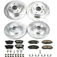 thumbnail image 3 of PowerStop Front and Rear Z23 Evolution Sport Carbon-Fiber Ceramic Brake Pad and Drilled & Slotted Rotor Kit Fits: ACURA Select Models K4271, 3 of 10