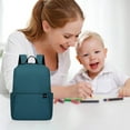 thumbnail image 5 of Xihbxyly Mini Mochila de Color Liso, Ligera, con Cremallera Fácil de Abrir, Ideal para Preescolar y Excursiones, Correas de Hombro Cómodas, Poliéster Resistente, Tamaño 35 X 23 X 13 Cm., 5 of 5