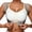 Grey, variant on Front Closure Back Posture Corrector for Women Posture Correcting Adjustable Back Support Bras Chest Shaper Black L