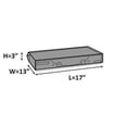 thumbnail image 3 of Covermates Cable Box Full Cover – Durable Polyester , Weather Resistant, TV Covers-Grey, 3 of 5