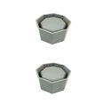 thumbnail image 4 of Yuarrent Molde de silicona para maceta, herramientas de fundición para manualidades geométricas suculentas, molde Manual para portavelas, Tipo 2 2piezas, 4 of 6