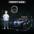 thumbnail image 2 of CazToi 24V Ride On UTV, Battery Powered Electric UTV with Remote Control, Off-Road Kids Electric Vehicle with 4 Shock Absorbers, 4 Mph High Speed, Music Player for Kids Ages 3+, 2 of 7