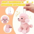 thumbnail image 3 of Juego de 12 minicachorros de peluche Toy Figures HAPGFS con llaveros, 3 of 7
