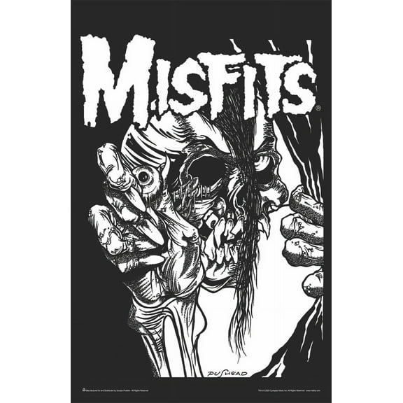 Misfits - Pushead Music Mini Poster - Laminated 11.5" x 17.5"