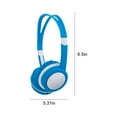 thumbnail image 2 of Earmuffs Hearing Protection, Wired Childrens Headphones, Over-Ear Subwoofer Headphones, In-Line Computer Headsets Hearing Protection Comfortable Earcups Headset for Computer, 2 of 7