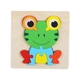 thumbnail image 1 of Juguetes educativos Montessori de madera para bebés, rompecabezas, rompecabezas para niños, formas de tangram, rompecabezas de aprendizaje rana, 1 of 9
