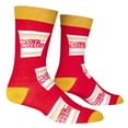 thumbnail image 3 of Crazy Socks – Cup Noodles Crew Socks – Officially Licensed Instant Ramen Soup Graphic – Unisex Large, 3 of 6
