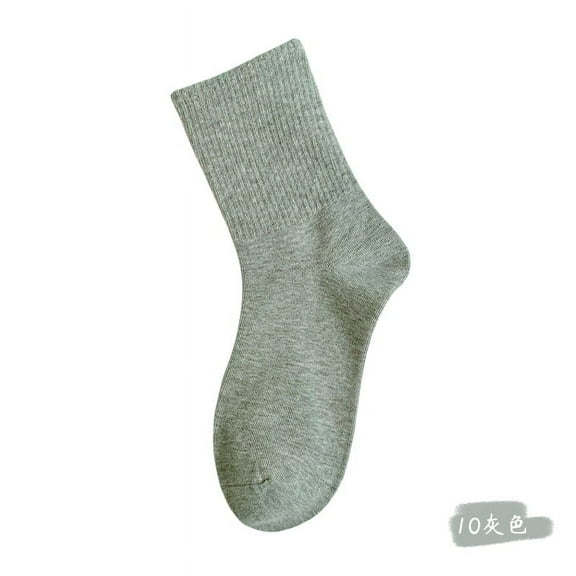 ERDOUY 6 pairs of Women’s Above - Ankle Cotton Crew Socks: Thin, Soft, Comfortable & Breathable for Business, Casual, and Athletic Use,(Grey)