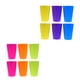 thumbnail image 1 of EeaseMX 12 vasos de plástico para jugo, vasos gruesos para fiestas, vasos para beber, suministros para fiestas, vasos apilados, 1 of 7