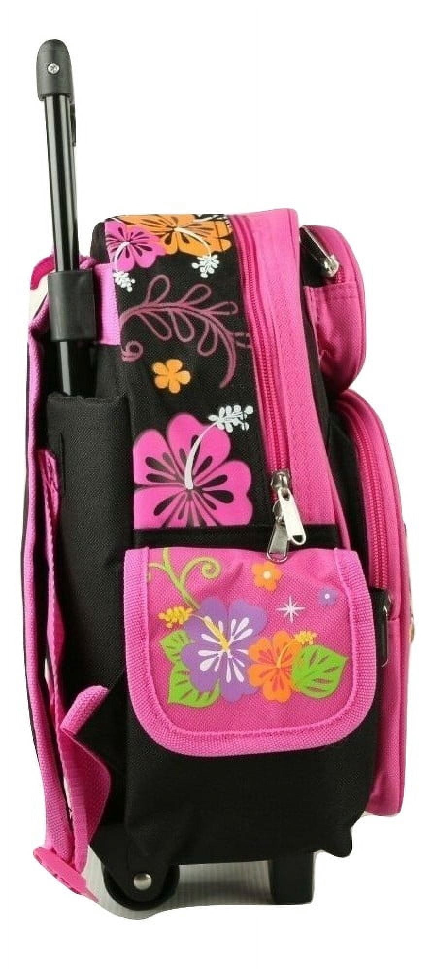 Dora The Explorer Nickelodeon Flowers Small Rolling Backpack  (12")