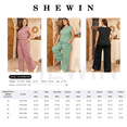 thumbnail image 5 of SHEWIN Plus Size Outfits Stes for Women Summer Cap Sleeve 2 Piece Sweatsuit for Women, 5 of 9