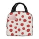 thumbnail image 1 of Balery Abstract Red Polka Dot Bolsa de Almuerzo Aislada – Caja de Almuerzo con Papel de Aluminio Grueso, Mantiene la Comida Fresca por 4 Horas, 1 of 8