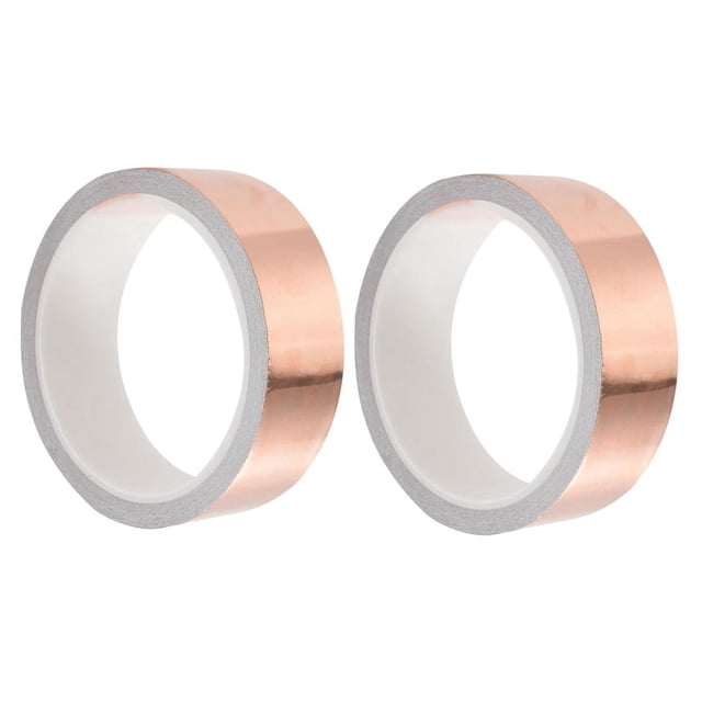 2Pcs 30mm X10M Copper Foil Tape Adhesive Shielding Guitar Snail Barrier Tool